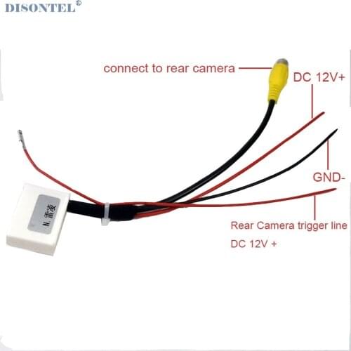 24 Pin Rear Camera RCA Adapter Cable For Toyota RAV4 RAV 4 2013~2019 OEM Monitor Nondestructive Installation