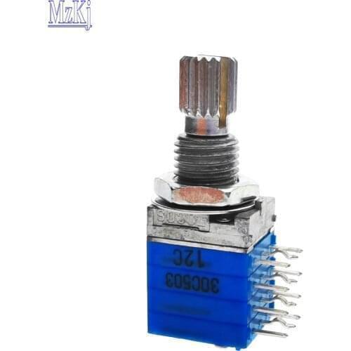 3PCS 50CKX4 New Original Japan TOCOS RD09 Stereo Volume Potentiometer 4 Channels 50K