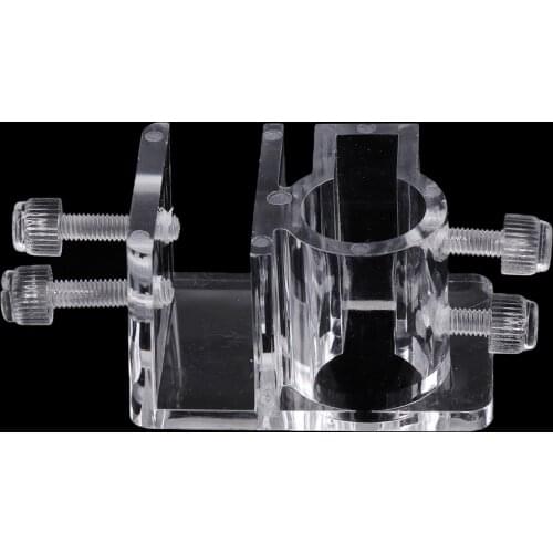 Aquarium Fish Tank Acrylic Pipe Tube Hose Fixing Clip Clamp Stand Holder