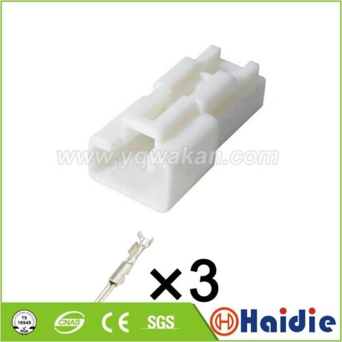 Free shipping 5sets 3pin auto electric housing plug wiring harness plastic cable connector 7282-1030