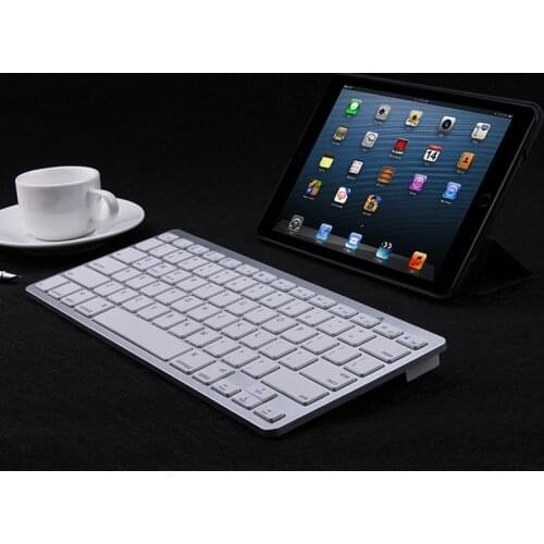 For IPad Apple IPhone IOS Android System Portable Mini Wireless Bluetooth Keyboard Ergonomic Phone Tablet Keyboard