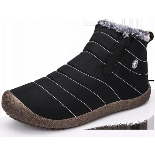 Winter Snow Boots Mens Work ShoesSneaker Breathable Boots Lightweight shoes Non-slip shoes Men Boots