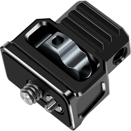 Quick Release Monitor Holder Camera Clamp Swivel Adjustable Monitor Mount with Arri Locating Pins for Magic Arm Camera Cage