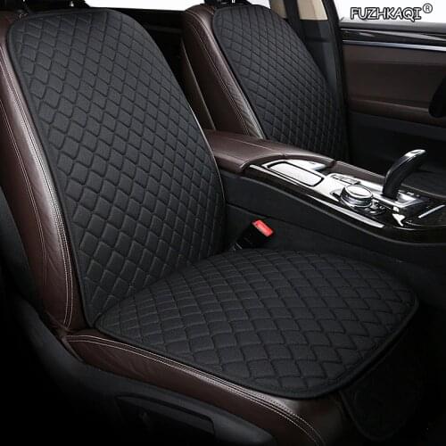 FUZHKAQI flax car seat covers for Ford Focus 2 3 Fushion Ranger mondeo Fiesta Edge Explore Kuga fiesta fusion car seats