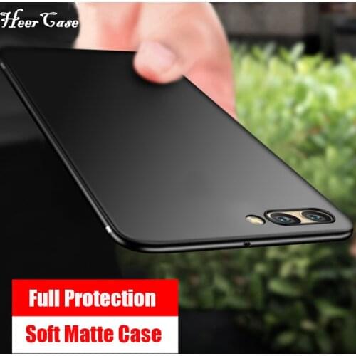Black Cover For Huawei Honor 10 Case 360 Protection Soft Silicone Matte Phone Cases For Honor 10 View 10 View10 V10