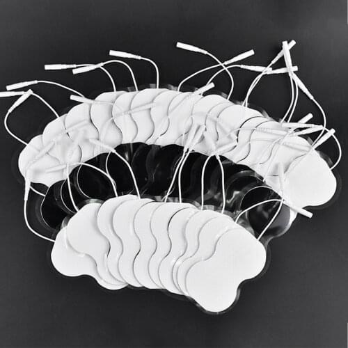 Raiuleko Electric Tens Gel Electrode Pads 8.9*5.5cm Acupuncture Body Muscle Massager Digital Therapy Machine 20/30/50pcs