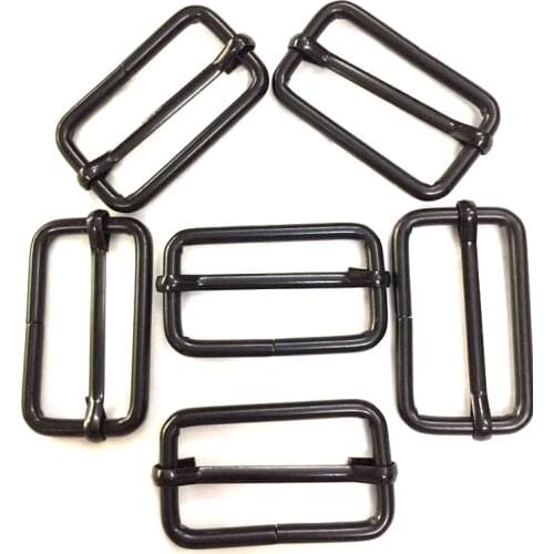 Metal Buckles Diy Accessory Decorative Ribbon Slides Tri-glides Wire-formed Roller Pin Buckles Strap Slider Adjuster