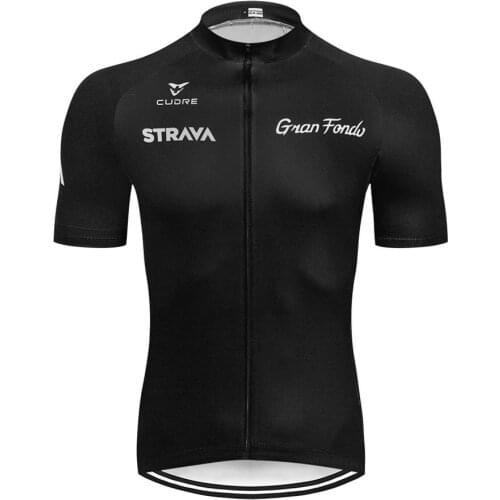 2021 STRAVA Mens short sleeve cycling jerseys Wave point Bike Clothing shirts MTB Quick dry Bicycle Wear Ropa Ciclismo Hombre