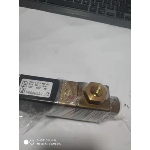 New Burkert 0340 C 8.0 NBR MS G1/4 0.5-16BAR 230V 50HZ 8W DHL or EMS Free Shipping