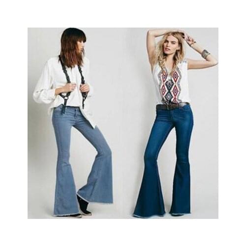 2020 Ladies Black High Waist Flare Jeans Boyfriend Jeans For Women Denim Skinny Womans Jeans Female Wide Leg Jeans Plus Size 32