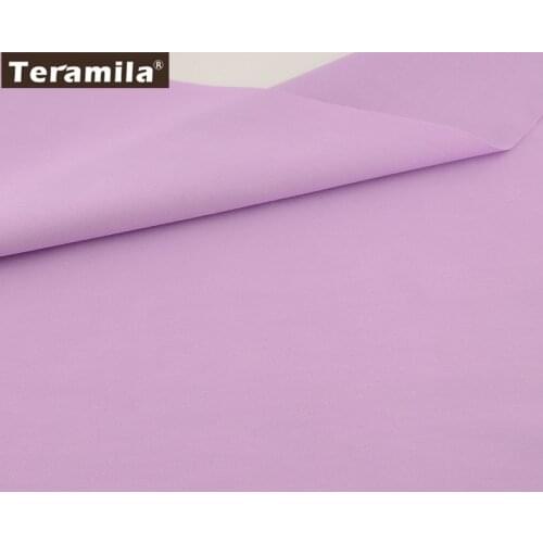 Home Textile Material Qulting Sewing 100% Cotton Fabric Classic Solid Light Purple Color Twill Fabric Tela Decration Patchwork