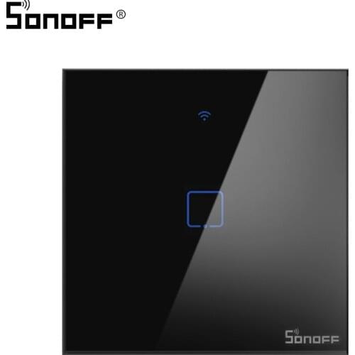 Itead SONOFF TX T3 WiFi Smart Switch RF 433Mhz US EU UK 220V Light Touch Switch 1/2/3Gang Remote Control For Alexa Google Home