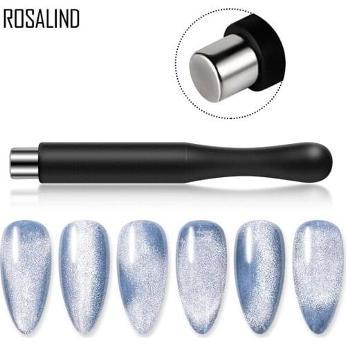 1PC Nail Cat Eye Magnet Spar Cat Eye Nail Polish Fancy Cylindrical Magnet Powerful Magnet Nail Magnetic Stick Nail Art Tool