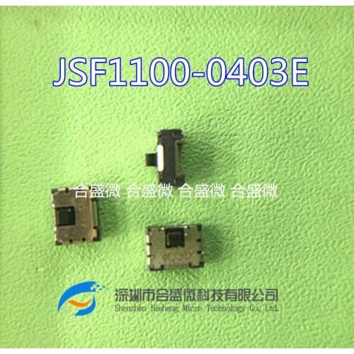 15PCS SMK toggle small switch slide switch JSF1100-0403E patch 2 file side button import