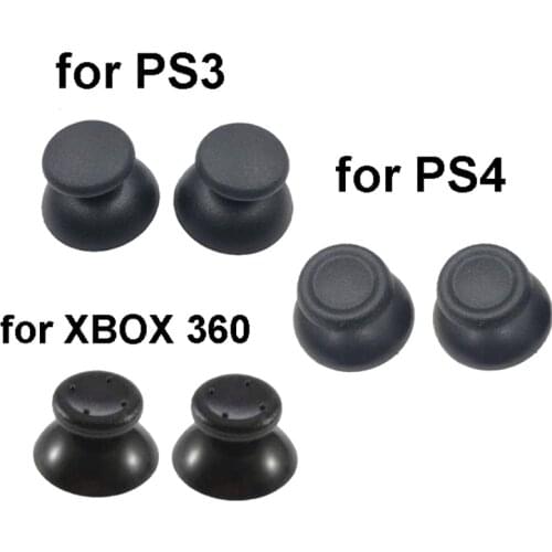 4Pcs Analog Joystick Thumb Stick Grip Cap for Sony PlayStation Dualshock 3/4 PS3 PS4 Xbox 360 Joypad Controller Thumbsticks