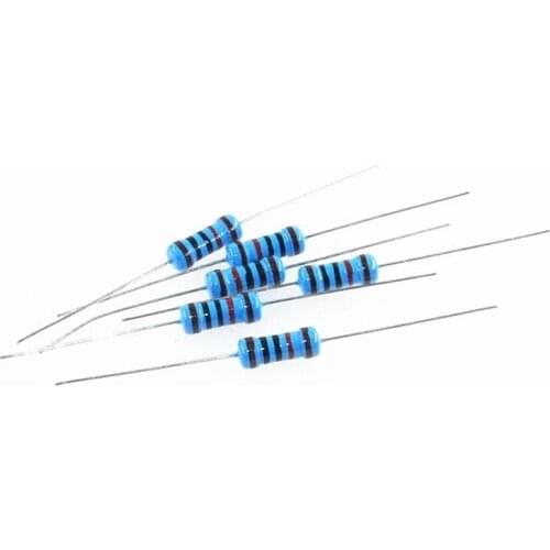50pcs 1/2W Metal film resistor 1% 150R 160R 180R 200R 220R 240R 270R 300R 330R 360R 150 160 180 200 220 240 270 300 330 360 ohm