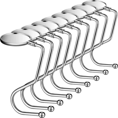 9 Pieces Christmas Safety Hang Grip Stocking Holders Round Mantel Hooks Hangers Home Kitchen Hanging Hooks