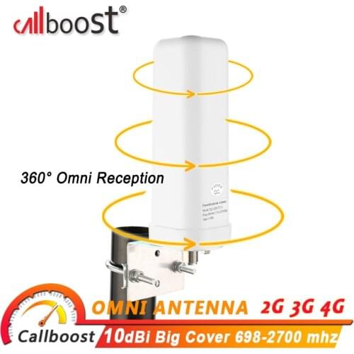 Callboost antenna full band 360 omni gsm 2g 3g 4g antenna 10dbi for cellular amplifier 4g signal booster mobile phone repeater