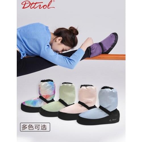 Ballet Warm Up Booties Ballerina Women Girls Castle Flo Ballet Point Warm Shoes Ballet Dance Warm-Up Boot Girls Ballet Shoes
