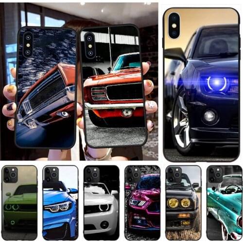 PENGHUWAN Best Sports car Cover Black Soft Shell Phone Case for iPhone 11 pro XS MAX 8 7 6 6S Plus X 5S SE XR case