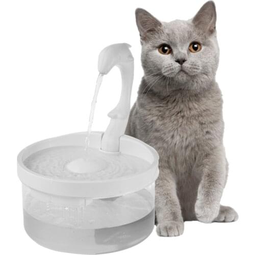 Pet Cat Water Filter Dispenser LED Light Electric Powered Automatic Drinking Fountain For Cats Dogs Drinker Bowl Ultra Quiet New
