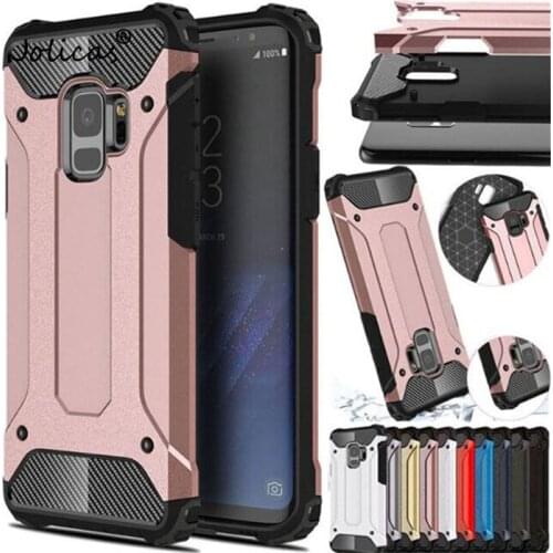 For Samsung Galaxy S5 S6 EDGE S7 S8 S9 S10 Plus S10E E Note 4 5 8 9 Rugged Armor Hard PC Case For J4 J6 J8 A6 A8 Plus A7 A9 2018