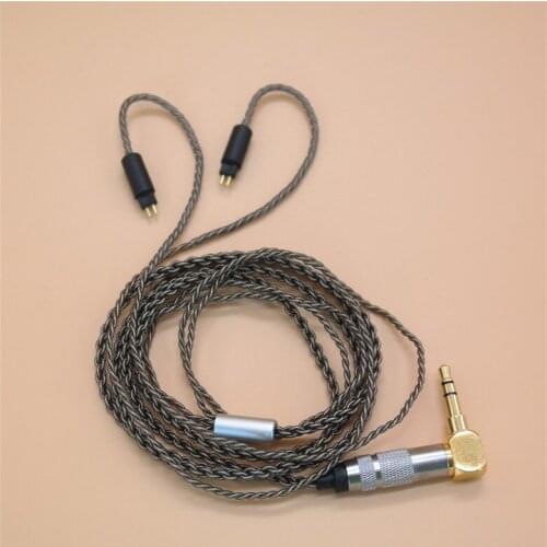 For um3x w4r um18 ue11 ue18 en700 en700pro en5 2PIN 0.78 MMCX copper silver-plated headphones line HIFI earphone cable JH1964 UE