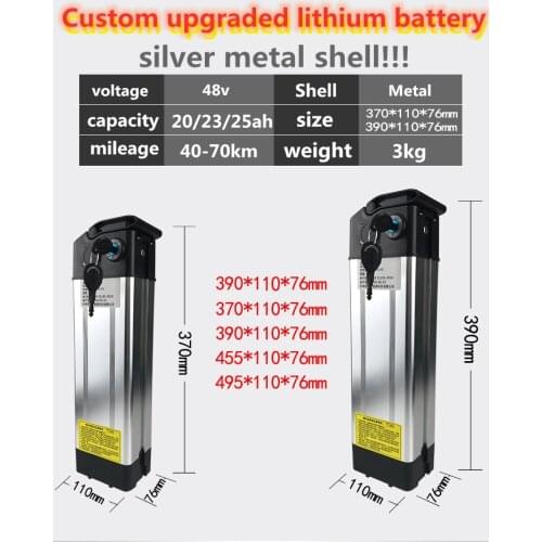 Electric bicycle lithium battery 48v 12ah 15ah 20ah 23ah 25ah mx20 mx01 mx02 exclusive 500w-1200w battery