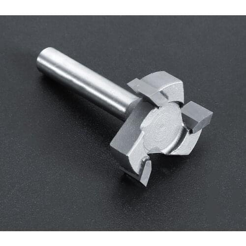 New CNC Spoilboard Surfacing Milling Cutter Router Bit 1/4'' Shank 3 Flute Carbide Tipped For Woodworking Engraving Carving