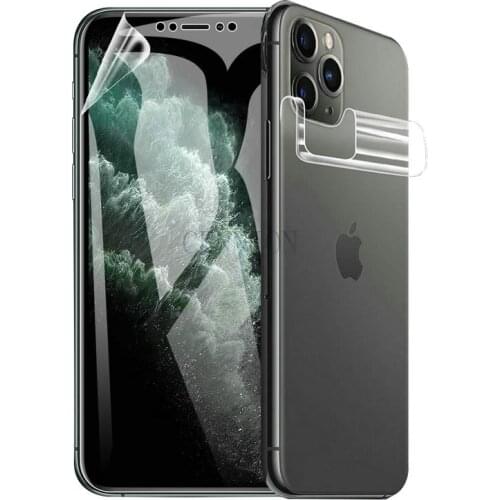 Clear Matte full coverage front and back Hydrogel Film Screen Protector for iPhone 12 mini 5.4 6.1 pro max 6.7 200pcs