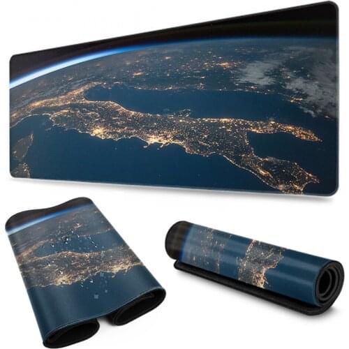 Space Earth Mouse Pad Gaming Mouse Pad Keyboard Table Pad Desk Blanket Mouse Pad Computer Notebook Pad