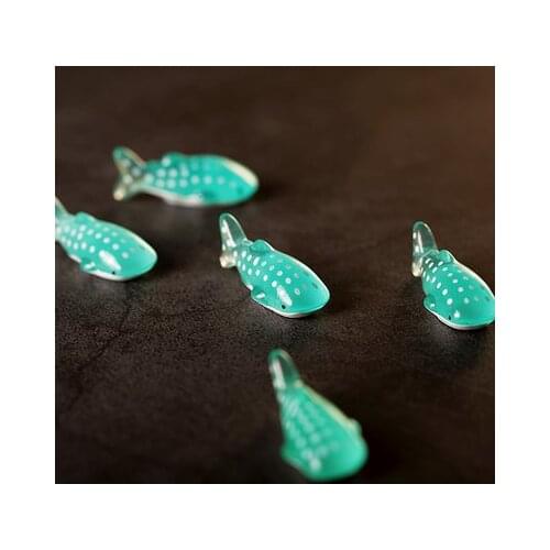 Mini mini creative Mediterranean shark whale fridge magnet refrigerator decoration toys decorated Marine animals paste desk