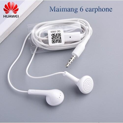 Original for huawei 3.5mm earphone in-ear Stereo Bass jack wired control headset with Microphone P9 P10 lite Y6 Y7 Y9for honor 9