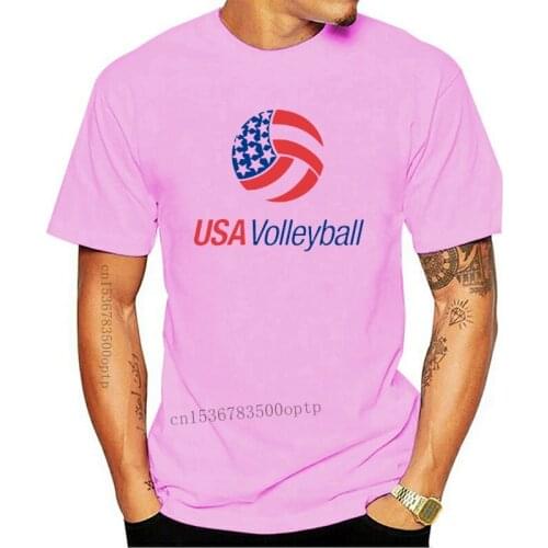 New TEAM USA VOLLEYBALL TEE TShirt White Tshirt 2021 T-Shirt Size S to 3XL