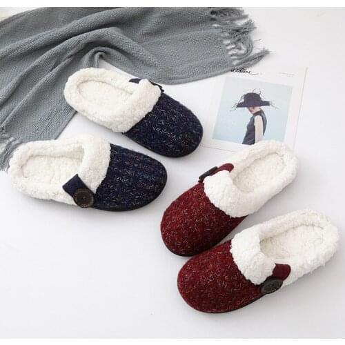 Newly Women Winter Indoor Home Slipper Shoes Unisex Warm Shippers Fashion Couple Comfortable Slippers Shoes Zapatillas De Casa