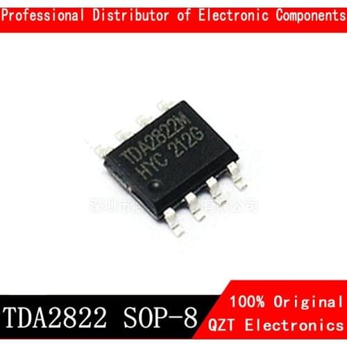 10PCS TDA2822M SOP8 TDA2822 TDA2822D 2822 SOP-8 SOP SMD new and original IC Chipset