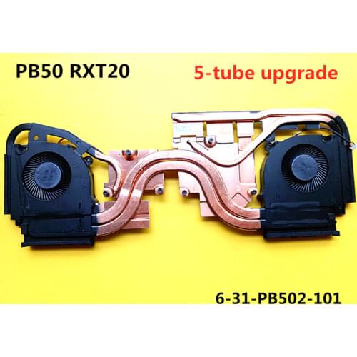 New Original Laptop CPU/GPU Cooling heatsink&Fan Radiator For Clevo PB50 PB50DD2 PB51 PB51DF2-G Hasee Z9 G9 G10 6-31-PB5D2-101