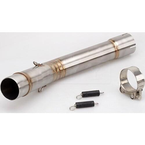 For Yamaha R6 1998 to 2017 2018 2019 YZF R6 Slip-on 51MM Motorcycle Exhaust Middle Link Pipe Accessories Escape Connection Pipe