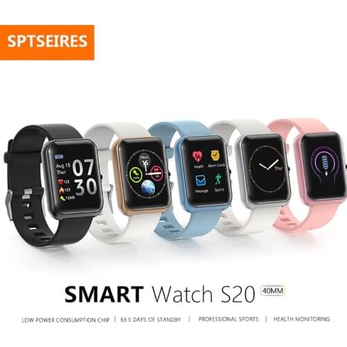 2020 New Smart Watch Men Women Sport IP67 Waterproof Heart Rate Blood Pressure Monitor Smartwatch For IOS Android Xiaomi Huawei