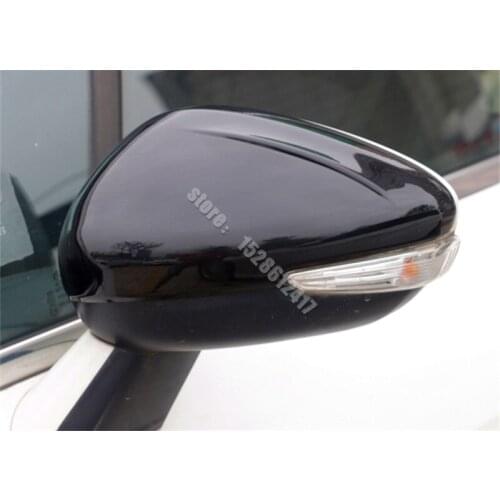 For Peugeot 308 2012-2015 ABS Rearview mirror Decoration /Rearview mirror cover Trim Car styling