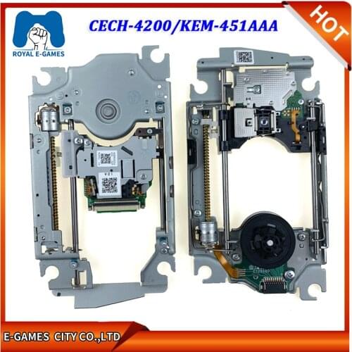 2PCS/Lot New KEM-451AAA kem 451aaa for PS3 Super Slim CECH-4200 KES-451 Laser Lens reader with deck mechanism