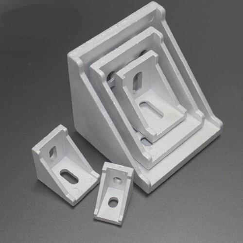 20/35/40mm Corner Fitting Angle Aluminum L Connector Bracket For Aluminum Profile 2020 3030 4040