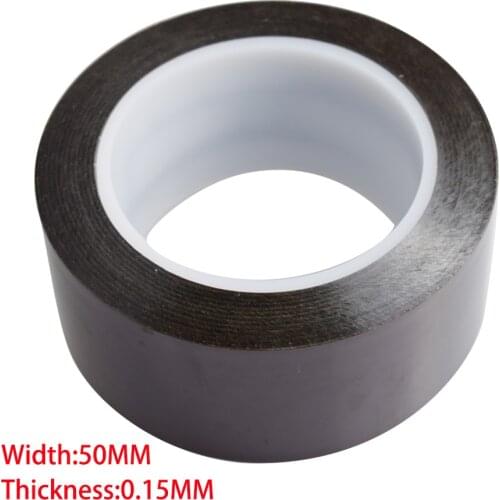 5PCS/lot 0.15 mm thickness & 50 mm width & 33 m long One-side Self-adhesive High Temperature Heat Resistant Polyimide Tape