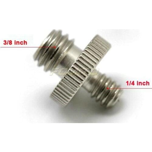 Fomito camera bracket quick release plate special screws 1/4 for 3/8 inch double-headed screws Camera photography bolts