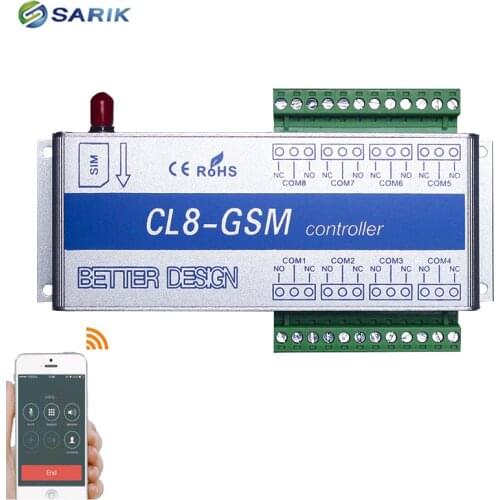 GSM Receiver&Switch for swing sliding gate openers garage doors alarm systems Phone Call SMS APP Remote Control GSM Controller