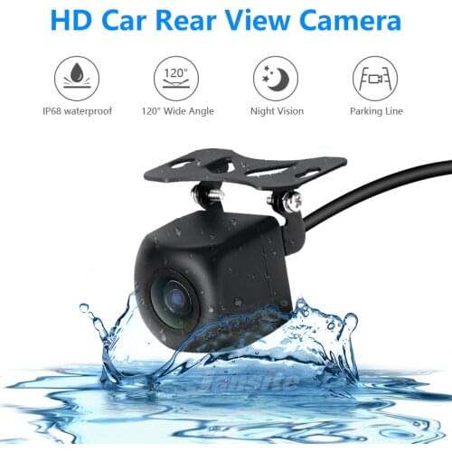 JMCQ Reverse Camera Universal 12V Rear View Camera IP68 Backup Camera Waterproof Night Vision for Head Unit Audio Car Monitor