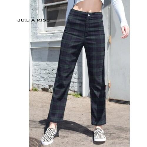 Женские брюки с высокой посадкой JULIA KISS China At AliExpress