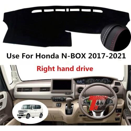 TAIJS Factory Casual Classic protective Leather Car Dashboard Cover For Honda N-BOX 2017 2018 2019 2020 2021 Right hand drive