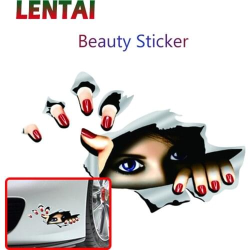 LENTAI For Honda civic 2006-2011 2017 accord 2003-2007 fit Chevrolet cruze captiva aveo Lifan 1PC Car 3D Stickers Eyes Styling