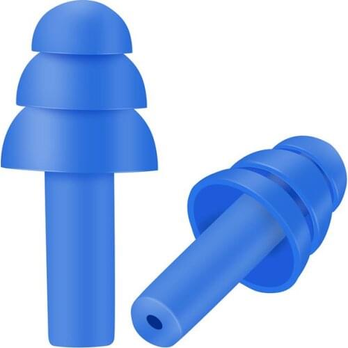 Soft Silicone Ear Protector Plugs Sound Insulation Protection Anti Noise Snoring Sleeping Plugs For Travel Noise Reduction